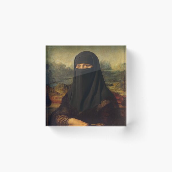 Item preview, Mona Lisa wearing Niqabi designed and sold by ShabanMerch⭐⭐⭐.