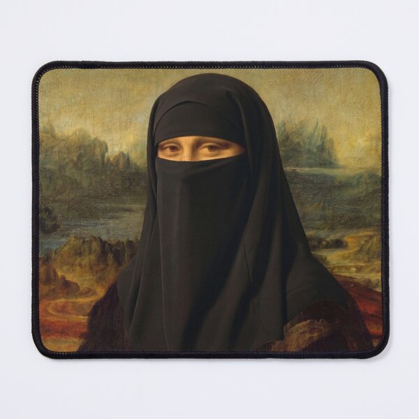 Item preview, Mona Lisa wearing Niqabi designed and sold by ShabanMerch⭐⭐⭐.