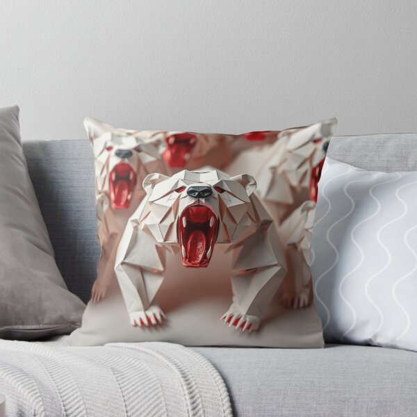 Item preview, Paper Roaring Polar Bear Pattern designed and sold by pUNKnown.