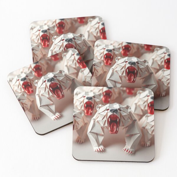 Item preview, Paper Roaring Polar Bear Pattern designed and sold by pUNKnown.