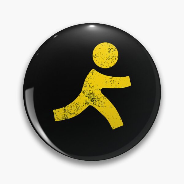 Item preview, Yellow Running Silhouette Icon    designed and sold by AubertPaquet.