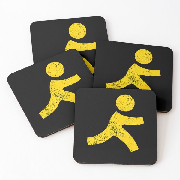 Item preview, Yellow Running Silhouette Icon    designed and sold by AubertPaquet.