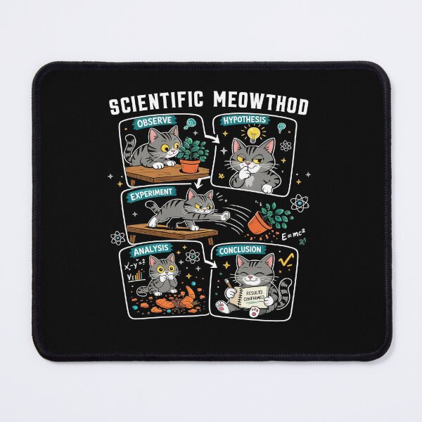 Item preview, Scientific Meowthod Cat designed and sold by studio-ssaam.