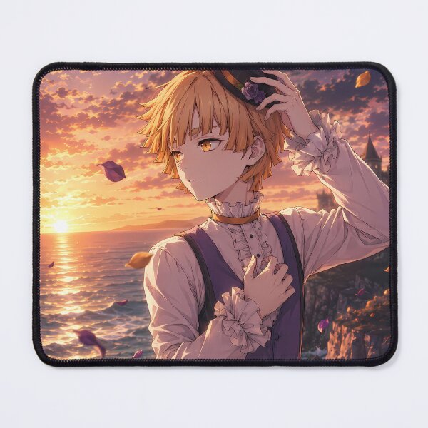 Item preview, Zenitsu Agatsuma Demon Slayer Sunset Coastal Roses designed and sold by SolenneAzur.