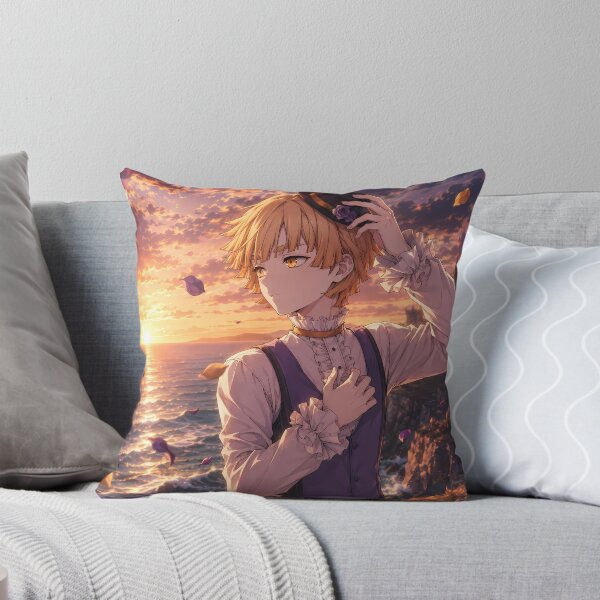Item preview, Zenitsu Agatsuma Demon Slayer Sunset Coastal Roses designed and sold by SolenneAzur.