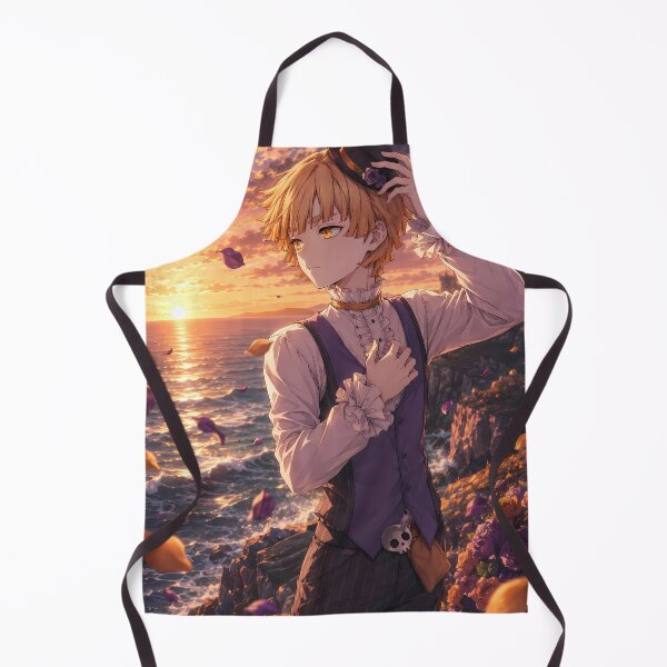 Item preview, Zenitsu Agatsuma Demon Slayer Sunset Coastal Roses designed and sold by SolenneAzur.
