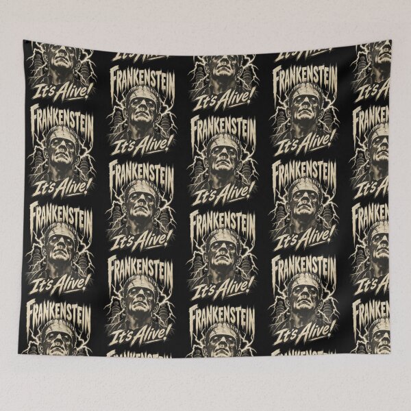 Item preview, Vintage Classic Horror Monster Laboratory Lightning Its Alive Retro Design designed and sold by JapanAnimeSH2.