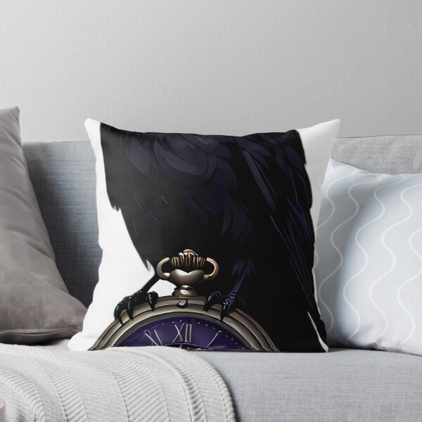 Item preview, Gothic Raven Antique Pewter Pocket Watch designed and sold by IllumeInk.