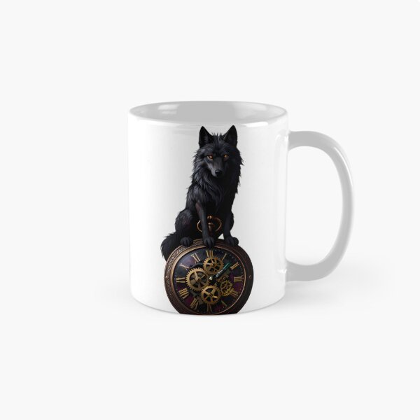 Item preview, Gothic Shadow Wolf Dark Bronze Pocket Watch designed and sold by IllumeInk.