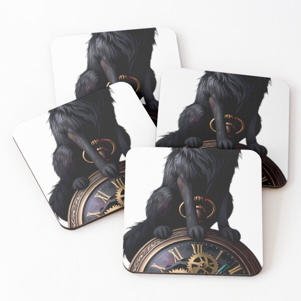 Item preview, Gothic Shadow Wolf Dark Bronze Pocket Watch designed and sold by IllumeInk.