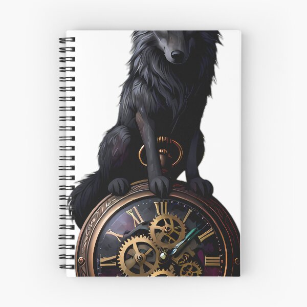 Item preview, Gothic Shadow Wolf Dark Bronze Pocket Watch designed and sold by IllumeInk.