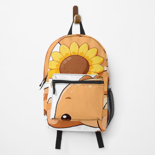 Item preview, Cute Baby Ankylosaurus with Acorn Tail Hugging Sunflower designed and sold by pumsquare.
