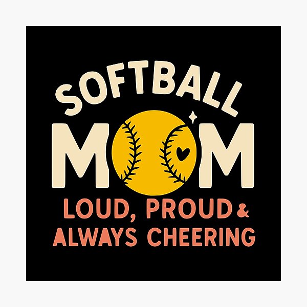 Item preview, softball mom designed and sold by kiakuki.
