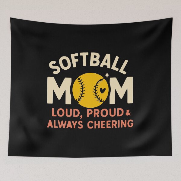 Item preview, softball mom designed and sold by kiakuki.