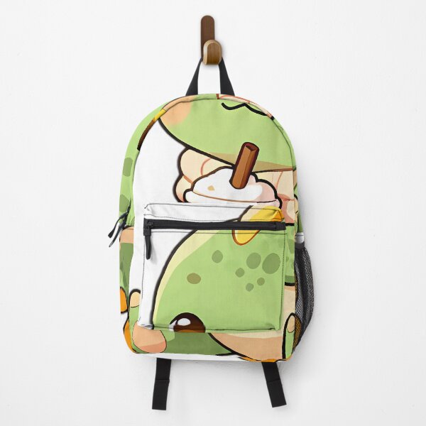Item preview, Cute Baby Parasaurolophus Holding Pumpkin Spice Latte designed and sold by pumsquare.