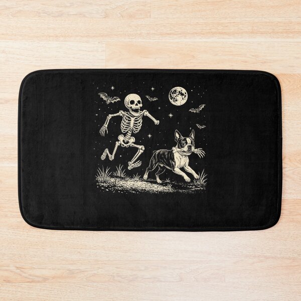 Item preview, Skeleton Chasing Dog Funny Dog Stealing Bone Skeleton Halloween designed and sold by studio-ssaam.
