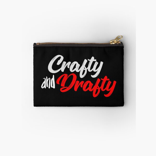 Item preview, Crafty and Drafty Red Script - Bold Handmade Hobby Gift designed and sold by Gustavo Navarro.