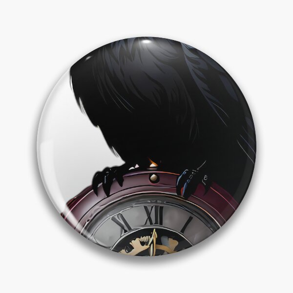 Item preview, Gothic Crow Skeleton Key Antique Pocket Watch designed and sold by IllumeInk.