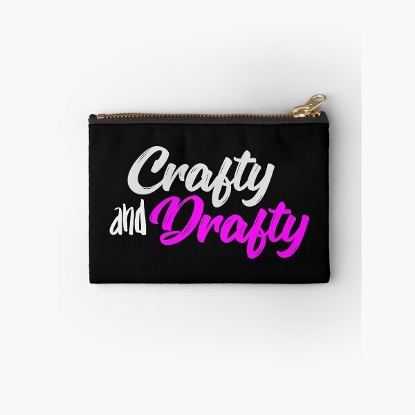Item preview, Crafty and Drafty Magenta Script - Colorful Crafting Humor designed and sold by Gustavo Navarro.