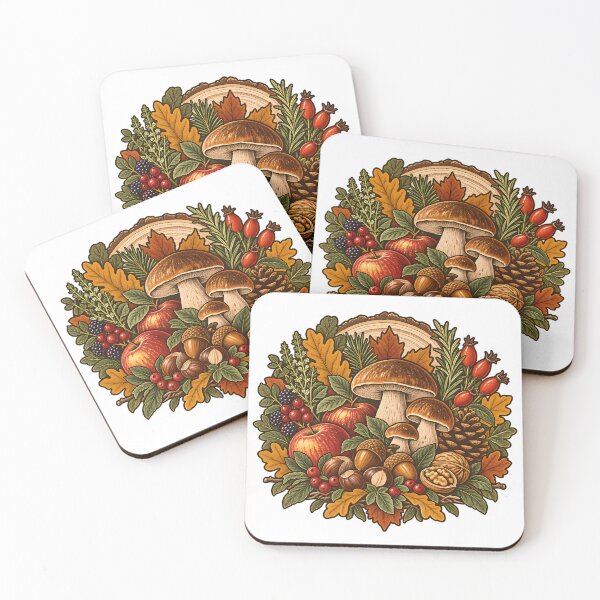 Item preview, Vintage Woodland Forest Pantry Illustration designed and sold by Thai Vibe Studio.
