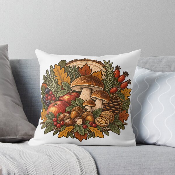 Item preview, Vintage Woodland Forest Pantry Illustration designed and sold by Thai Vibe Studio.