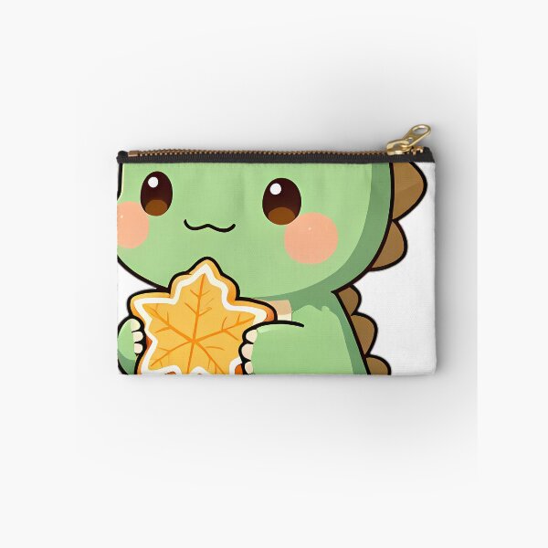 Item preview, Cute Baby Styracosaurus with Autumn Berry Frill Holding Maple Cookie designed and sold by pumsquare.