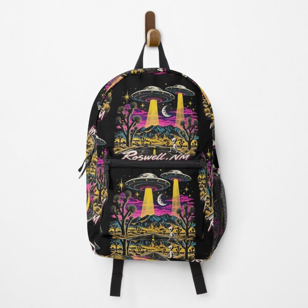 Item preview, Roswell NM Retro UFO Alien Desert Synthwave Sci Fi Design designed and sold by JapanAnimeSH2.