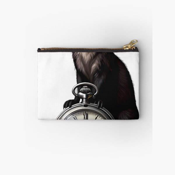 Item preview, Gothic Stoat Antique Silver Pocket Watch designed and sold by IllumeInk.