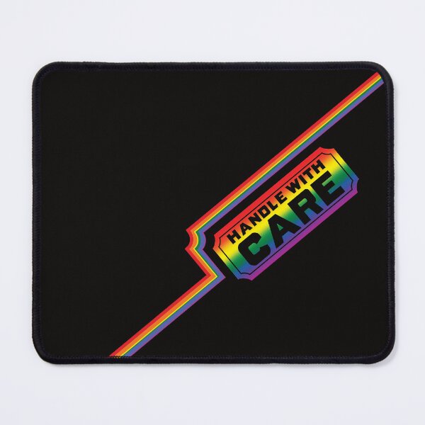Item preview, Handle With Care Postage Label - Rainbow designed and sold by spiritofarsenic.