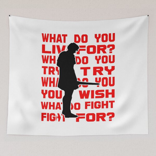 Item preview, What Do You Live For Fight For Quote Design designed and sold by LEAHHATFIELD.