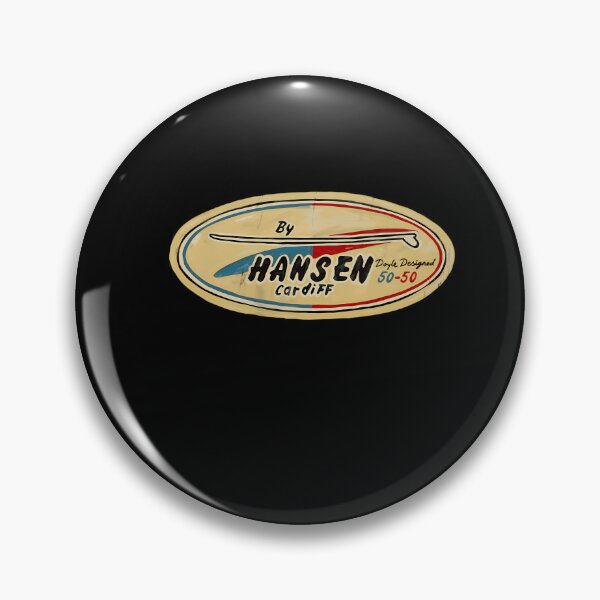 Item preview, Longboard Surfboard Oval Badge designed and sold by AubertPaquet.