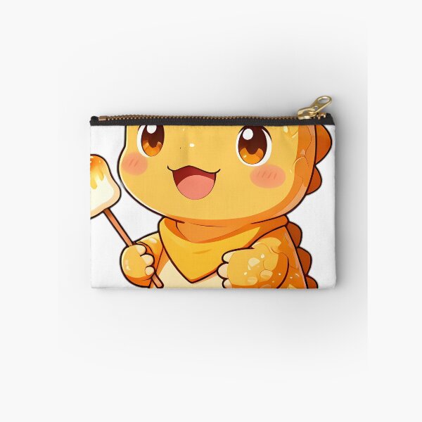 Item preview, Cute Baby Iguanodon Giving Thumbs Up Holding Toasted Marshmallow designed and sold by pumsquare.