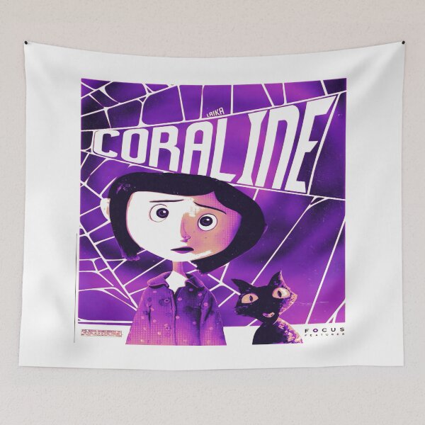 Item preview, Coraline Moon Tree Dark Fantasy Movie Art designed and sold by QuirkNestArt.