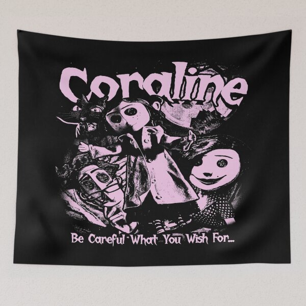 Item preview, Coraline Moon Tree Dark Fantasy Movie Art designed and sold by QuirkNestArt.