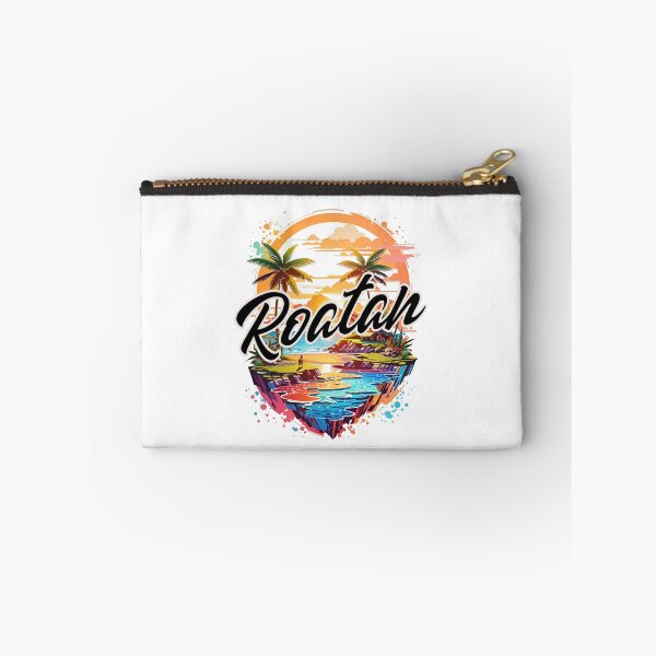 Item preview, Roatan Bay Islands Honduras Travel Art - Colorful Caribbean Souvenir designed and sold by Gustavo Navarro.