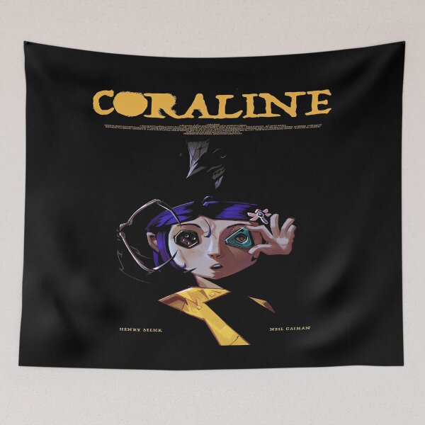 Item preview, Coraline Moon Tree Dark Fantasy Movie Art designed and sold by QuirkNestArt.