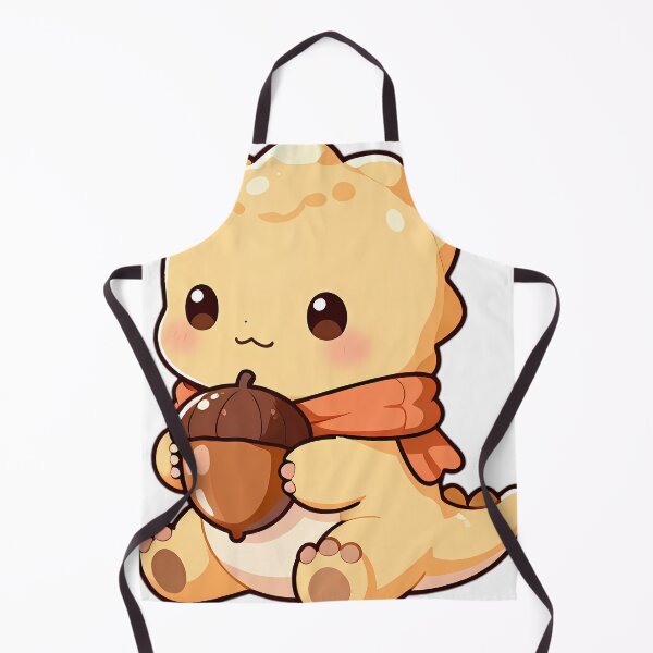 Item preview, Cute Baby Therizinosaurus with Fluffy Down Hugging Giant Acorn designed and sold by pumsquare.