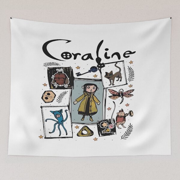 Item preview, Coraline Moon Tree Dark Fantasy Movie Art designed and sold by QuirkNestArt.