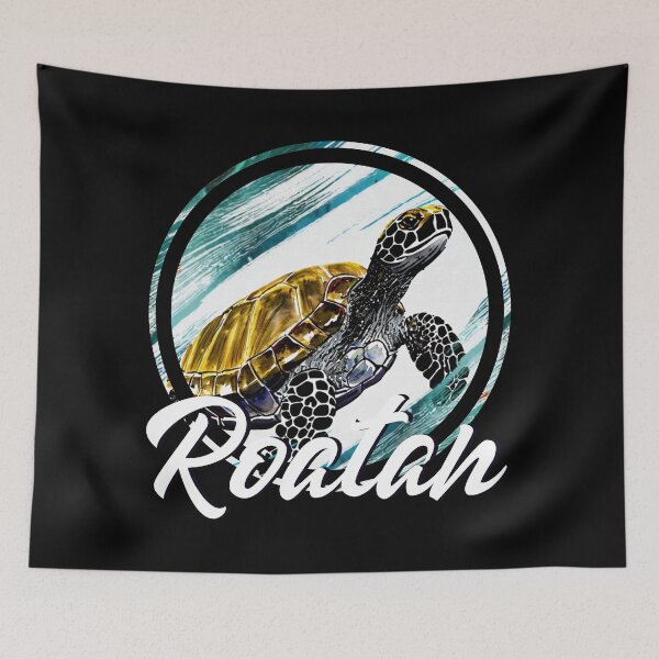 Item preview, Roatan Sea Turtle - Caribbean Ocean Wildlife Art designed and sold by Gustavo Navarro.