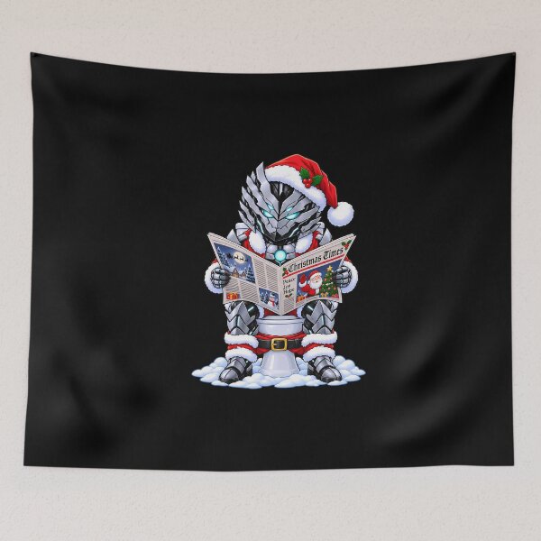 Item preview, Bemular Ultraman Christmas Newspaper Toilet Humor Chibi designed and sold by SolenneAzur.