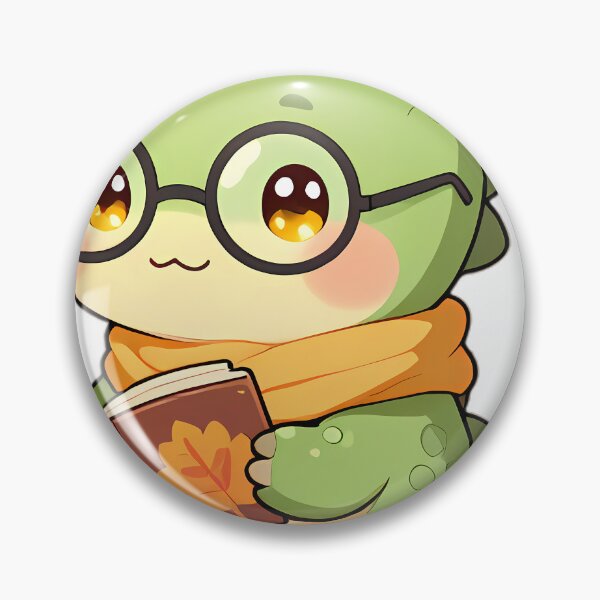 Item preview, Cute Baby Corythosaurus with Round Glasses Reading Autumn Book designed and sold by pumsquare.
