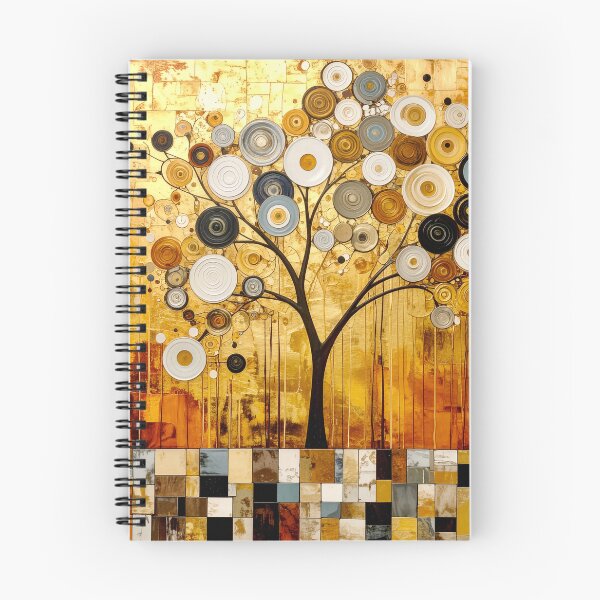Item preview, Ornate Gold Leaf and Mosaic Circle Tree designed and sold by Vicky Brago-Mitchell®.