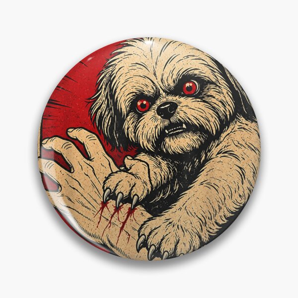 Item preview, Shih Tzu Halloween Scratch Horror Vintage Spooky designed and sold by GalenoHenley.