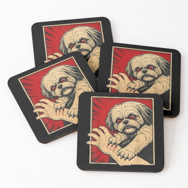 Item preview, Shih Tzu Halloween Scratch Horror Vintage Spooky designed and sold by GalenoHenley.