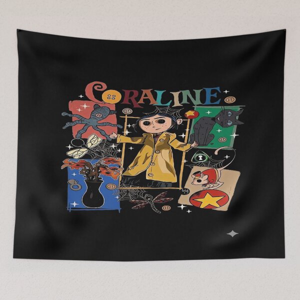 Item preview, Coraline Moon Tree Dark Fantasy Movie Art designed and sold by QuirkNestArt.
