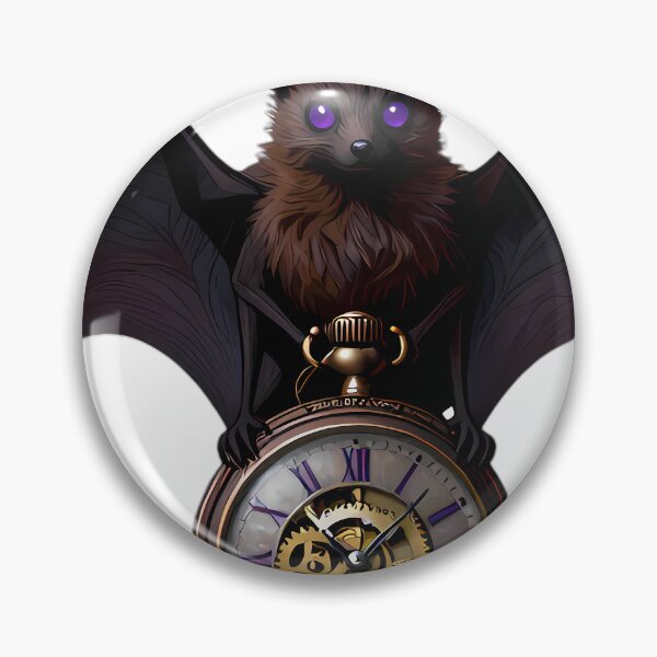 Item preview, Gothic Fruit Bat Filigree Pocket Watch designed and sold by IllumeInk.