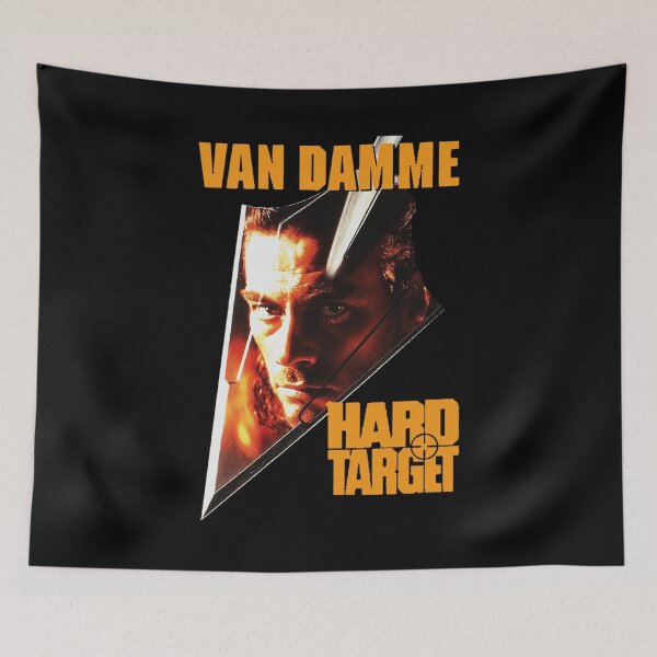 Item preview, Van Damme Hard Target Action Movie Retro Poster Art designed and sold by reishaval.
