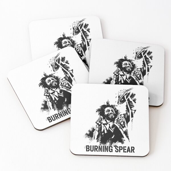 Item preview,  White And Black Burning Spear Musician designed and sold by GrumpydemmaBay.