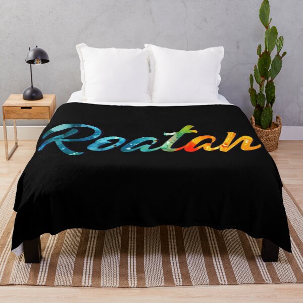 Item preview, Roatan Travel Typography - Colorful Caribbean Island Souvenir designed and sold by Gustavo Navarro.