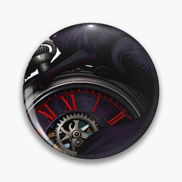 Item preview, Gothic Kitsune Shadow Fox Pocket Watch designed and sold by IllumeInk.